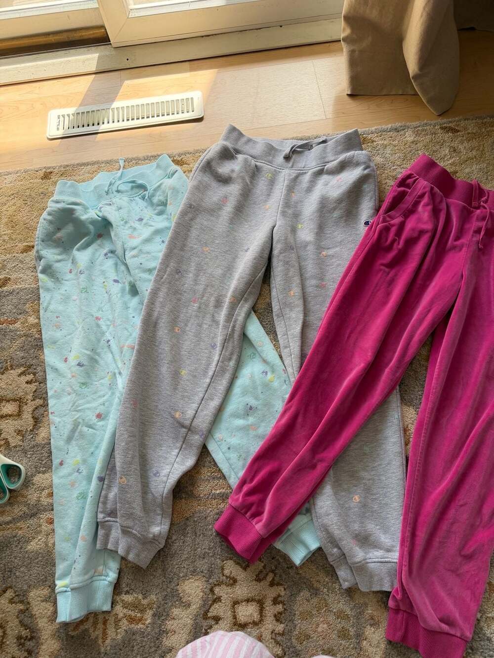 Champion Girls Three-Piece Assorted Jogger Sweatpants Set